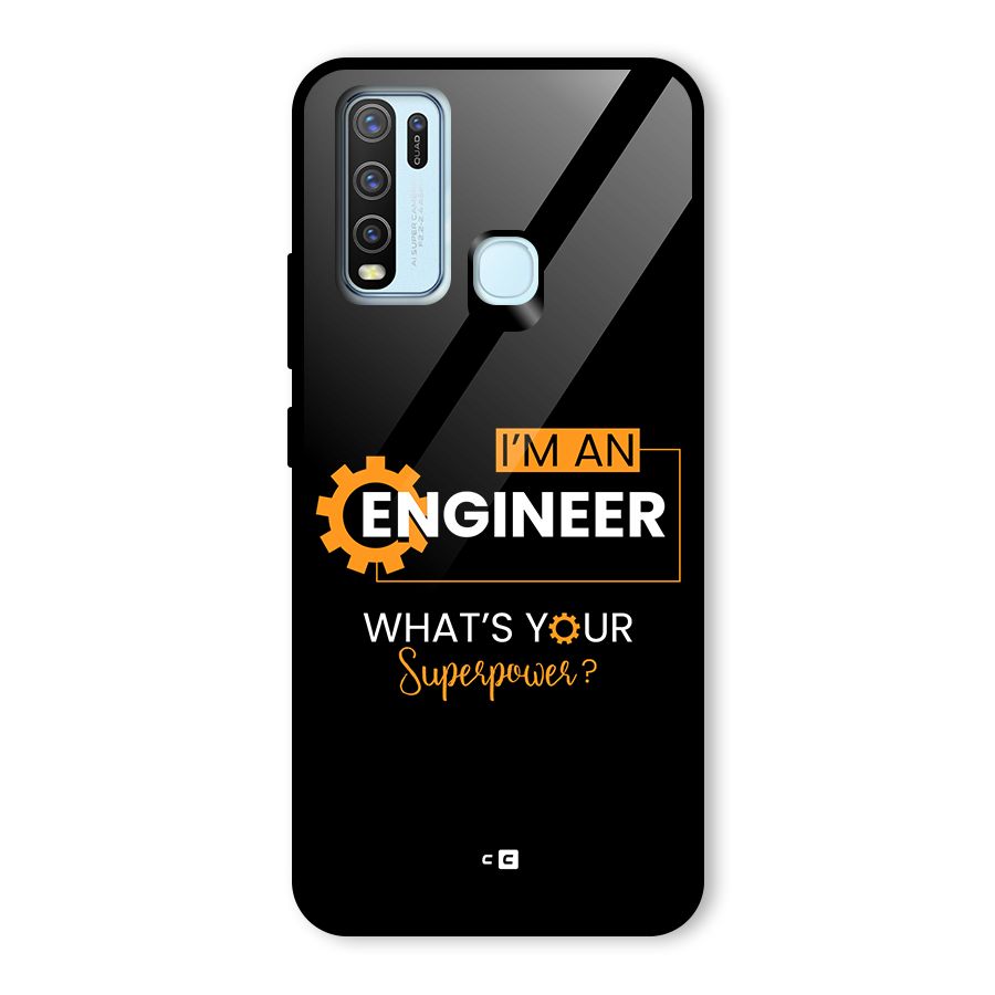 Engineer Superpower Glass Back Case for Vivo Y50