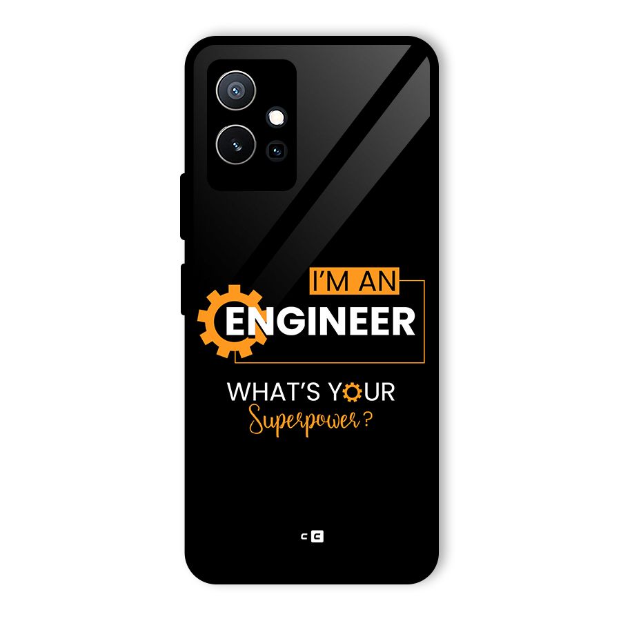 Engineer Superpower Glass Back Case for Vivo Y75 5G