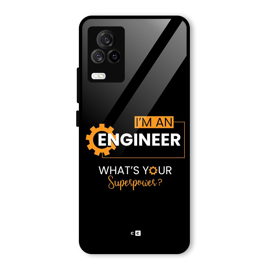 Engineer Superpower Glass Back Case for Vivo iQOO 7 Legend 5G