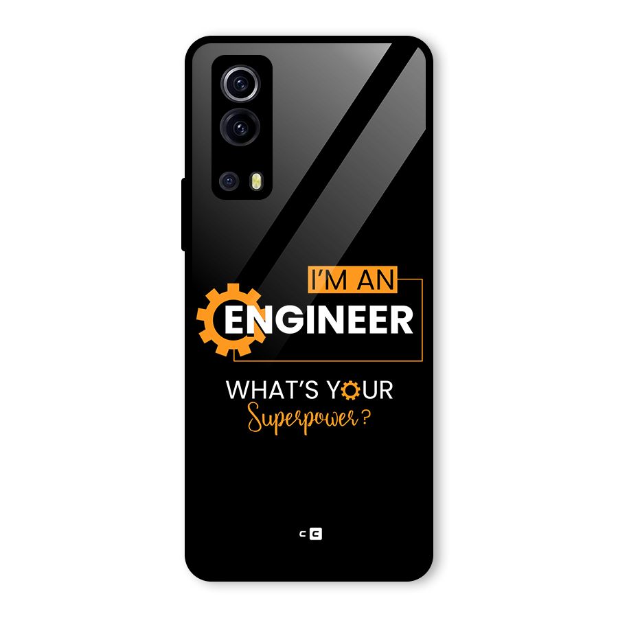 Engineer Superpower Glass Back Case for Vivo iQOO Z3