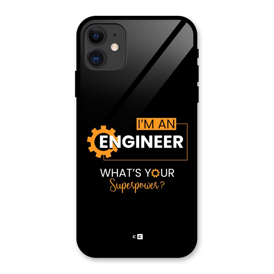 Engineer Superpower Glass Back Case for iPhone 11