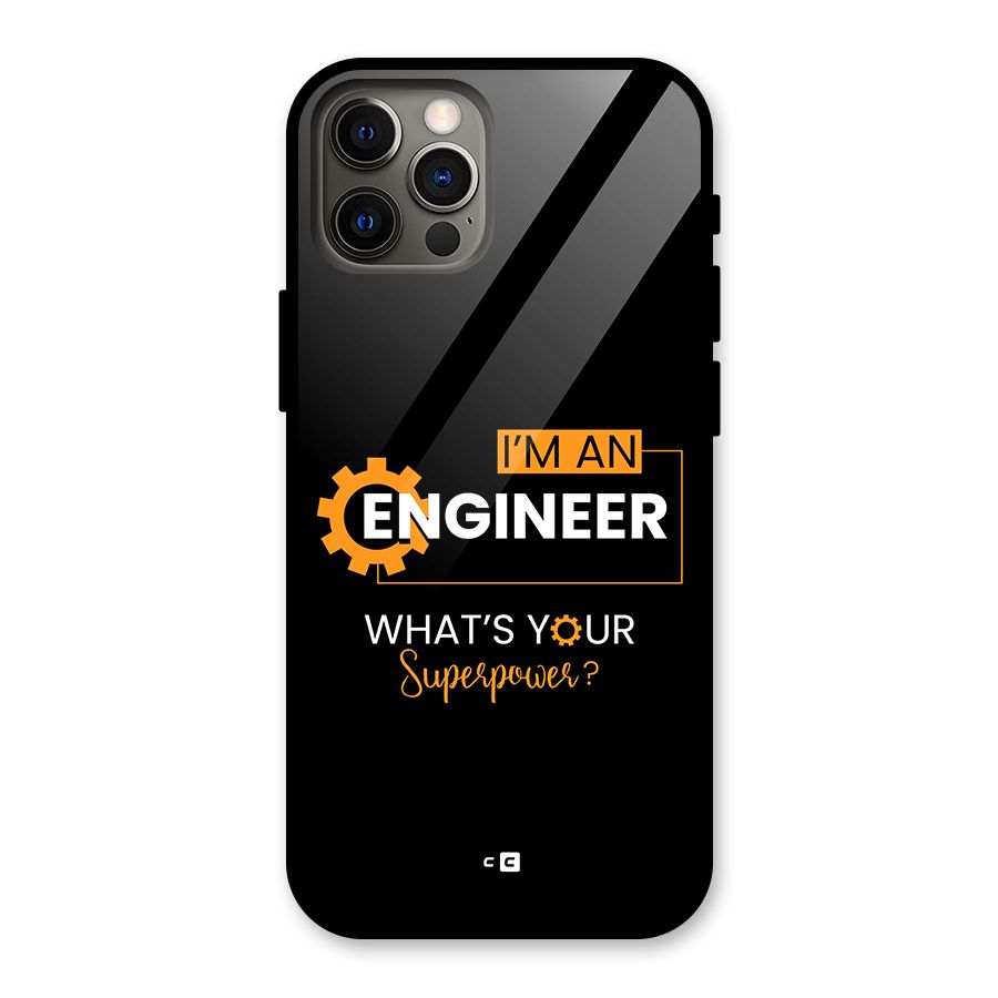 Engineer Superpower Glass Back Case for iPhone 12 Pro
