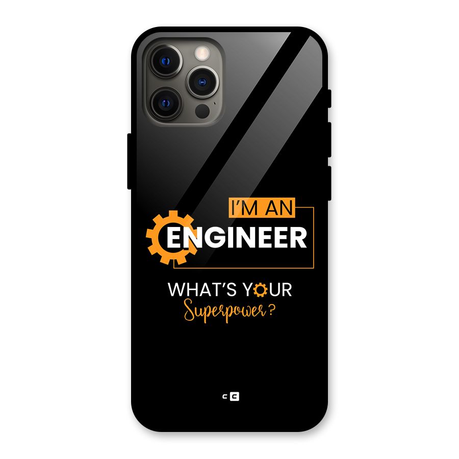 Engineer Superpower Glass Back Case for iPhone 12 Pro Max