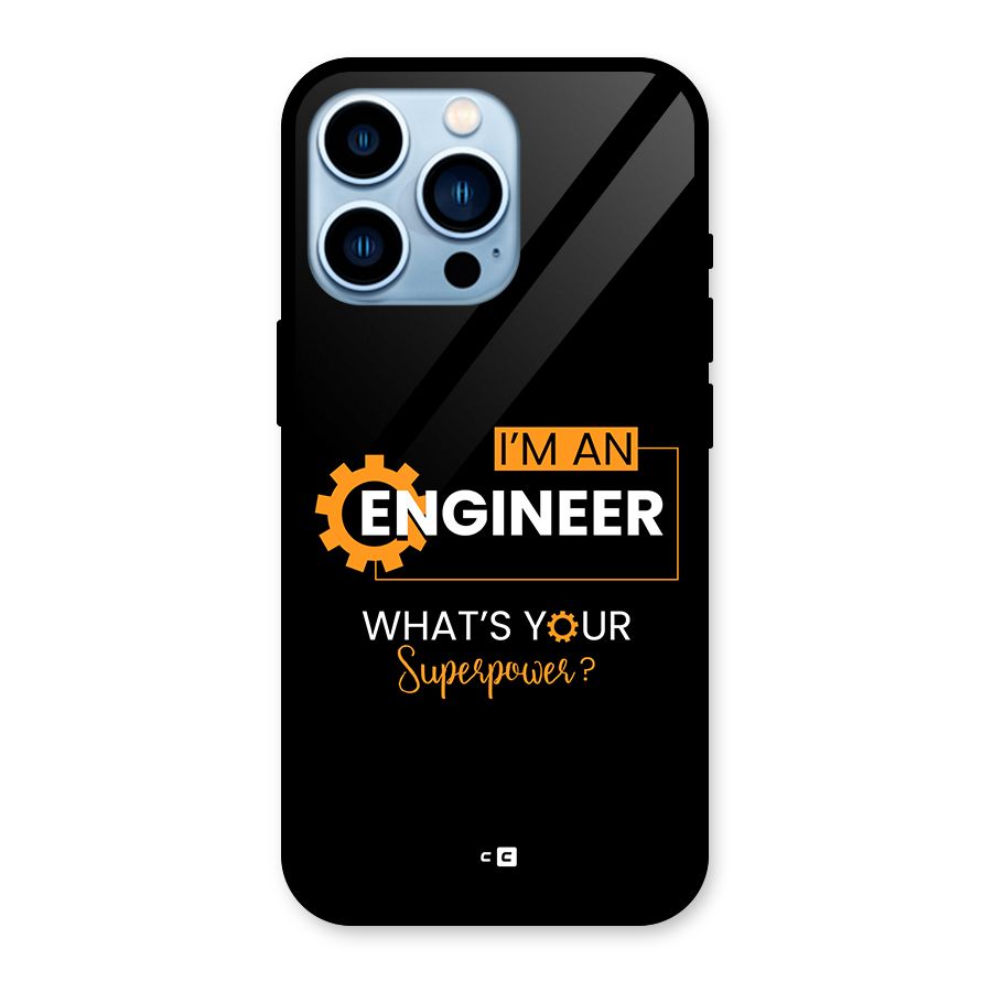 Engineer Superpower Glass Back Case for iPhone 13 Pro