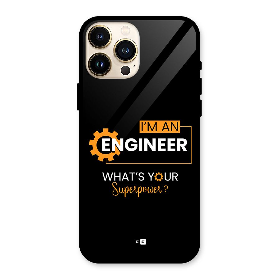Engineer Superpower Glass Back Case for iPhone 13 Pro Max