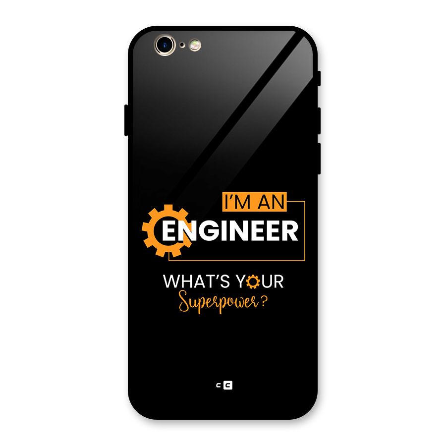 Engineer Superpower Glass Back Case for iPhone 6 6S