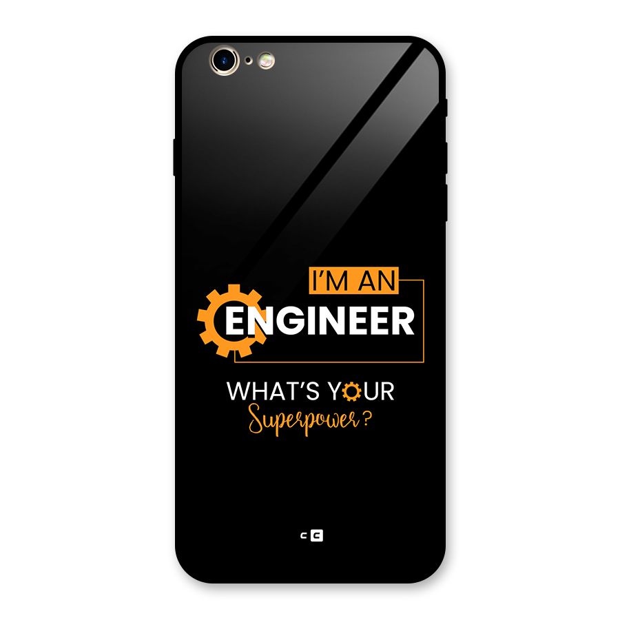 Engineer Superpower Glass Back Case for iPhone 6 Plus 6S Plus