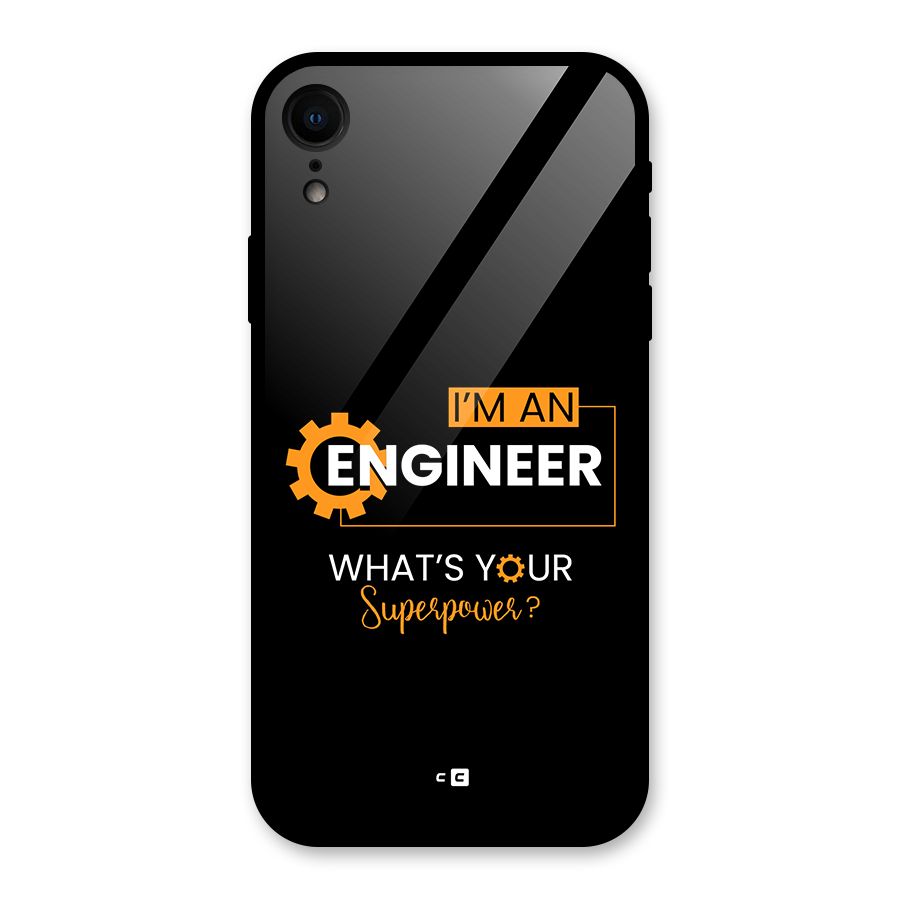 Engineer Superpower Glass Back Case for iPhone XR
