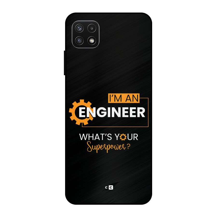 Engineer Superpower Metal Back Case for Galaxy A22 5G