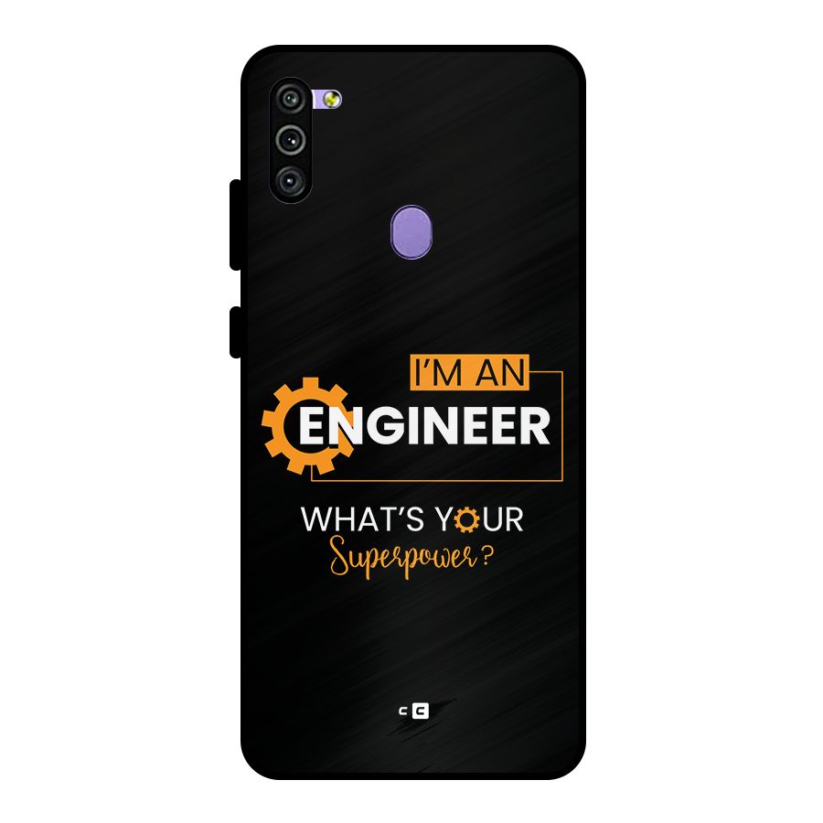 Engineer Superpower Metal Back Case for Galaxy M11
