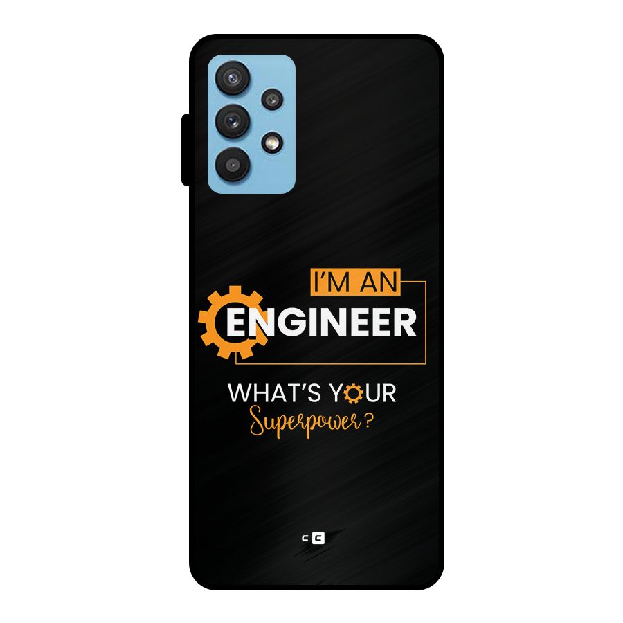 Engineer Superpower Metal Back Case for Galaxy M32 5G