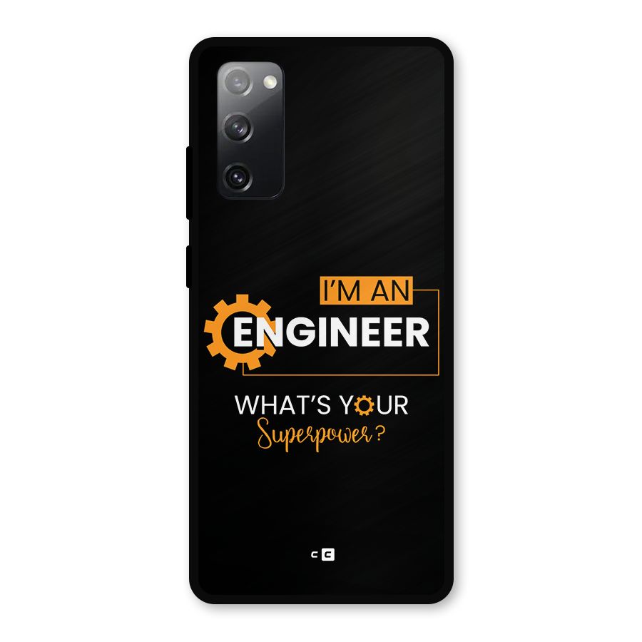 Engineer Superpower Metal Back Case for Galaxy S20 FE