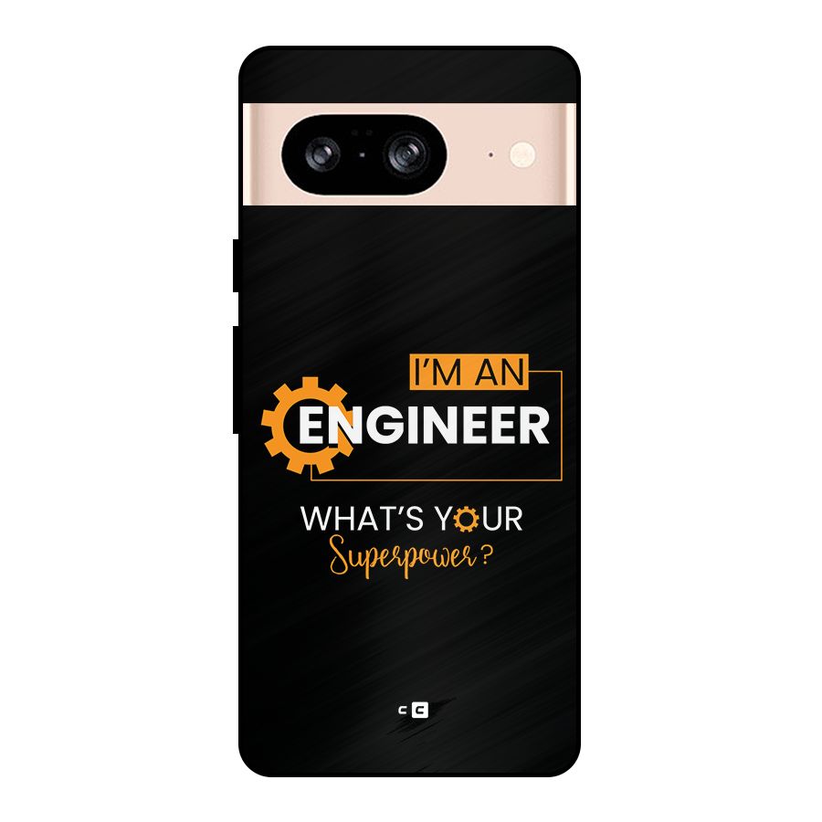 Engineer Superpower Metal Back Case for Google Pixel 8