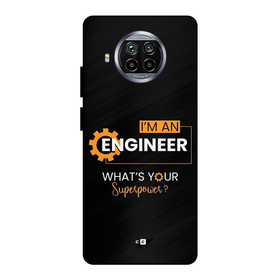 Engineer Superpower Metal Back Case for Mi 10i