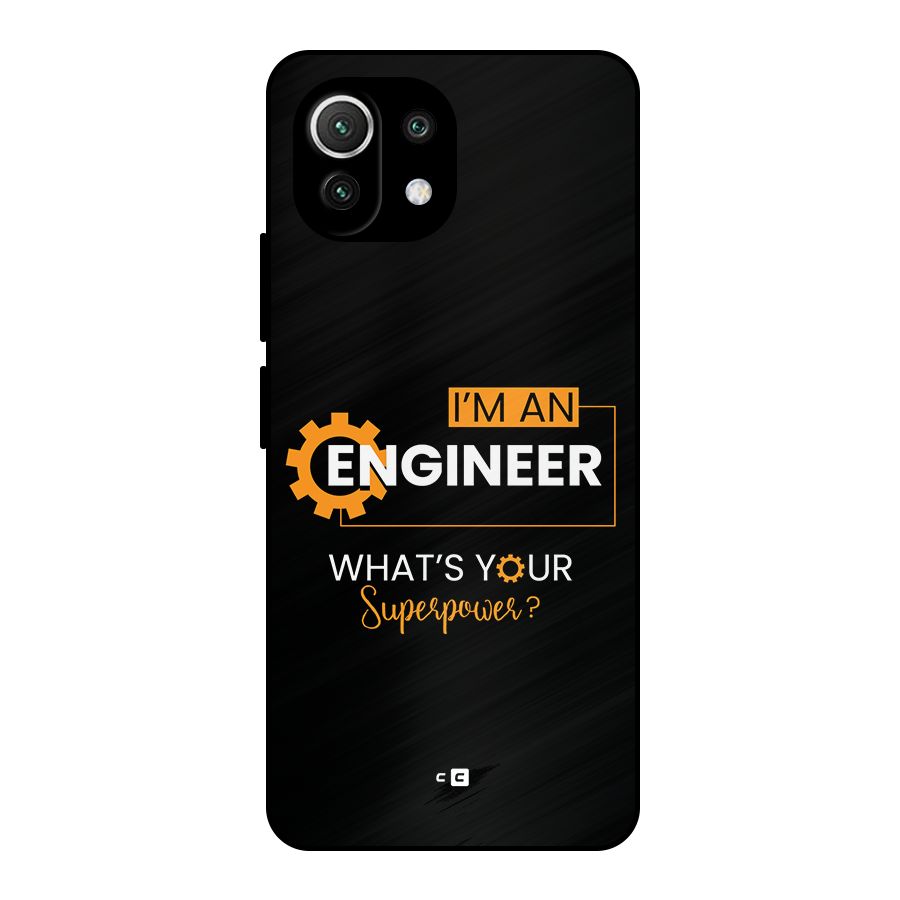 Engineer Superpower Metal Back Case for Mi 11 Lite