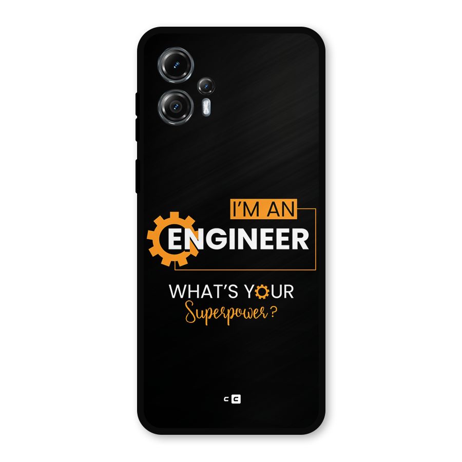 Engineer Superpower Metal Back Case for Moto G13