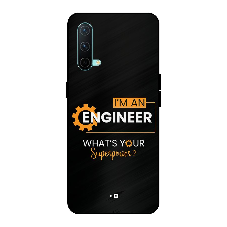 Engineer Superpower Metal Back Case for OnePlus Nord CE 5G