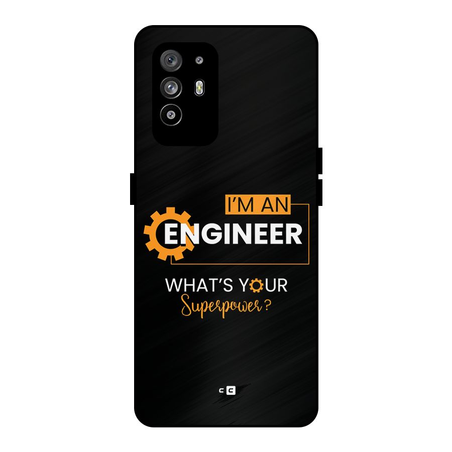 Engineer Superpower Metal Back Case for Oppo F19 Pro Plus 5G