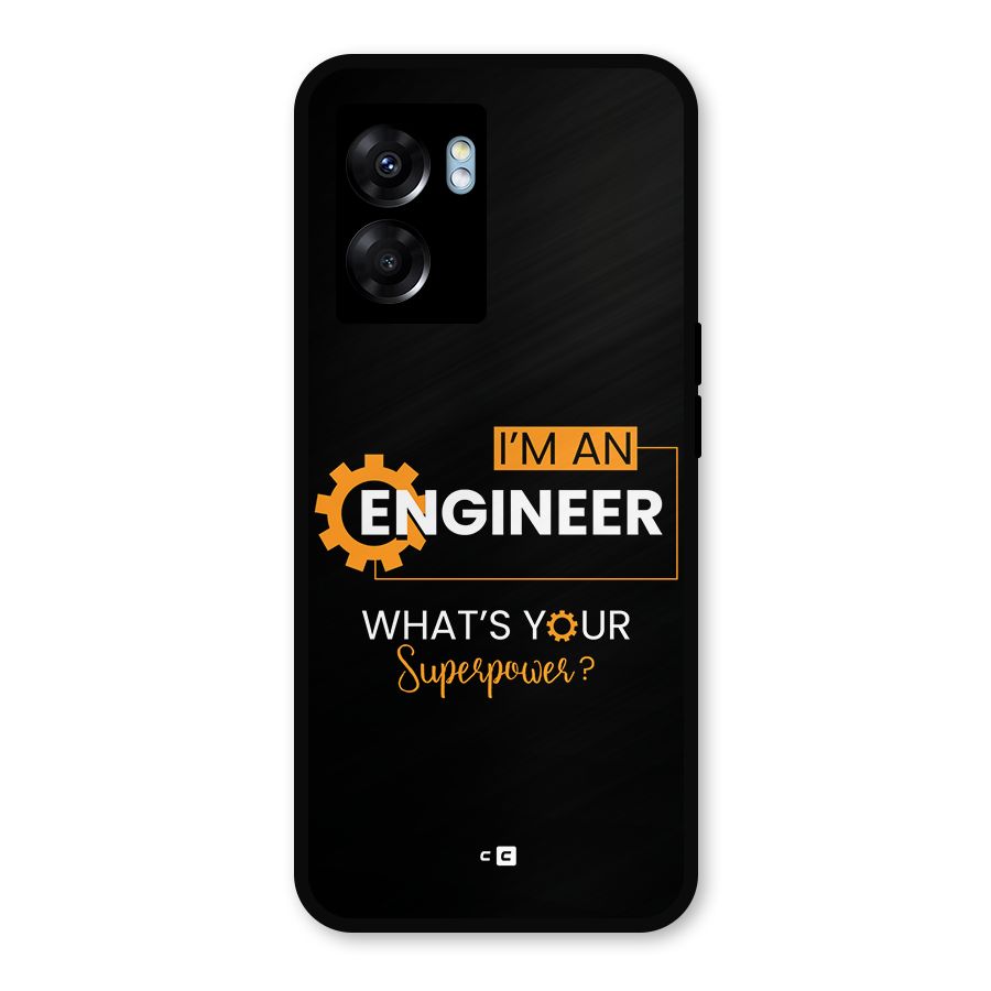 Engineer Superpower Metal Back Case for Oppo K10 (5G)
