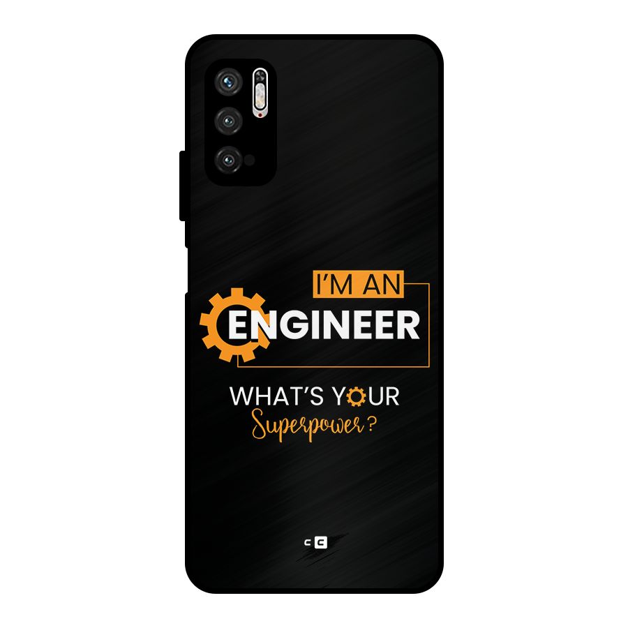 Engineer Superpower Metal Back Case for Poco M3 Pro 5G