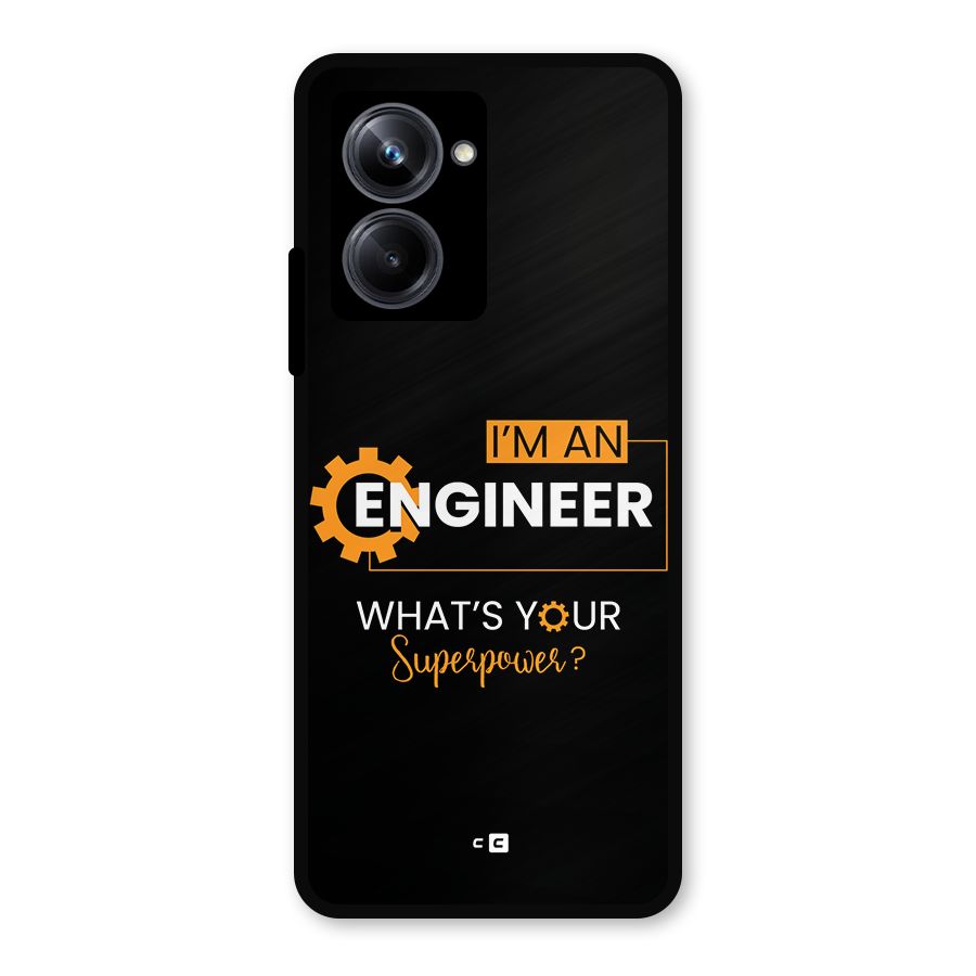 Engineer Superpower Metal Back Case for Realme 10 Pro
