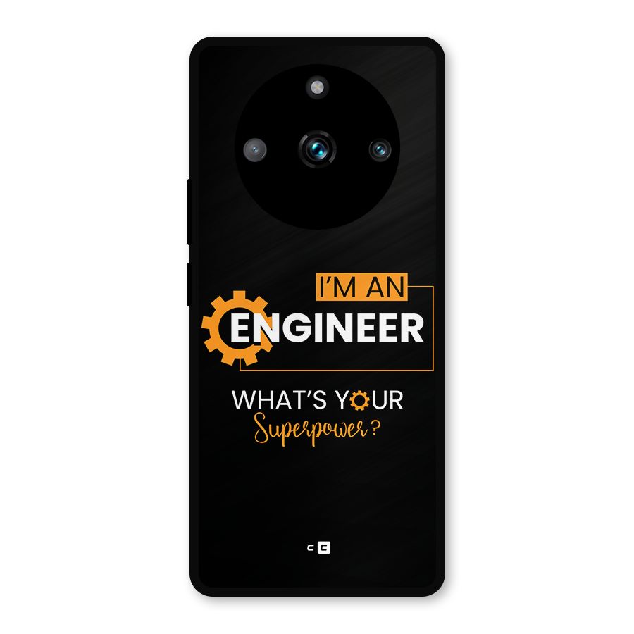 Engineer Superpower Metal Back Case for Realme 11 Pro