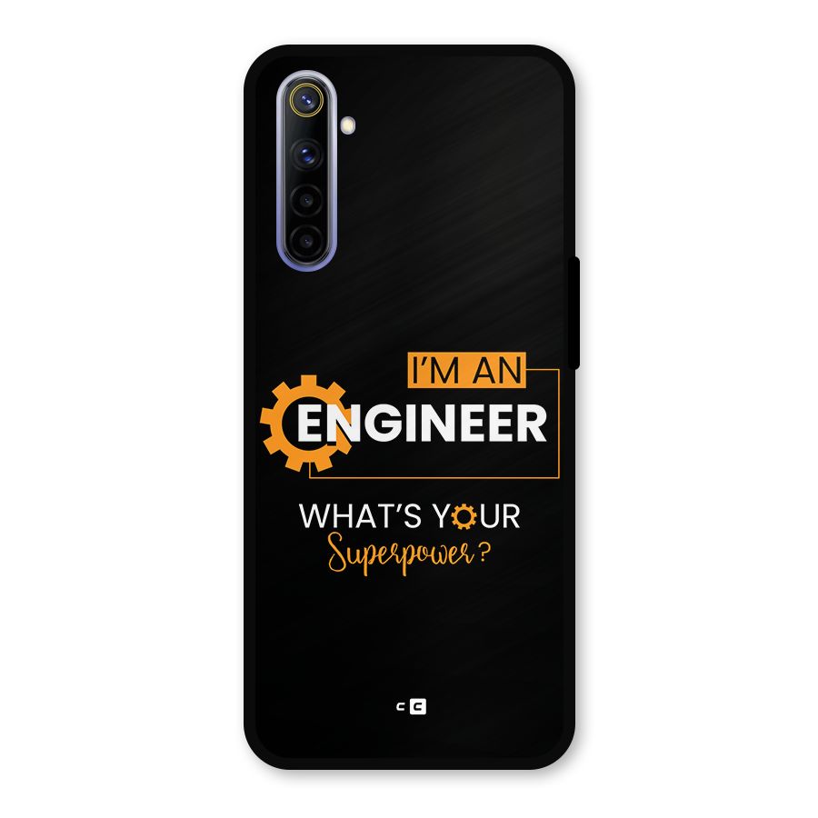 Engineer Superpower Metal Back Case for Realme 6i