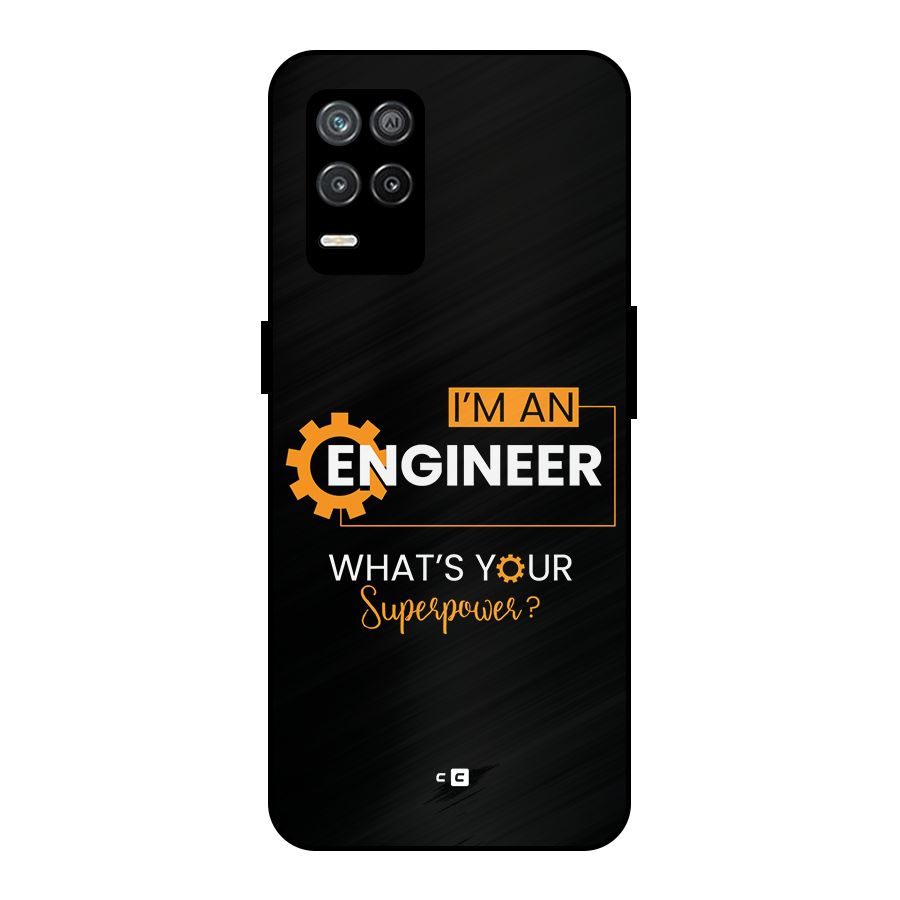Engineer Superpower Metal Back Case for Realme 8 5G