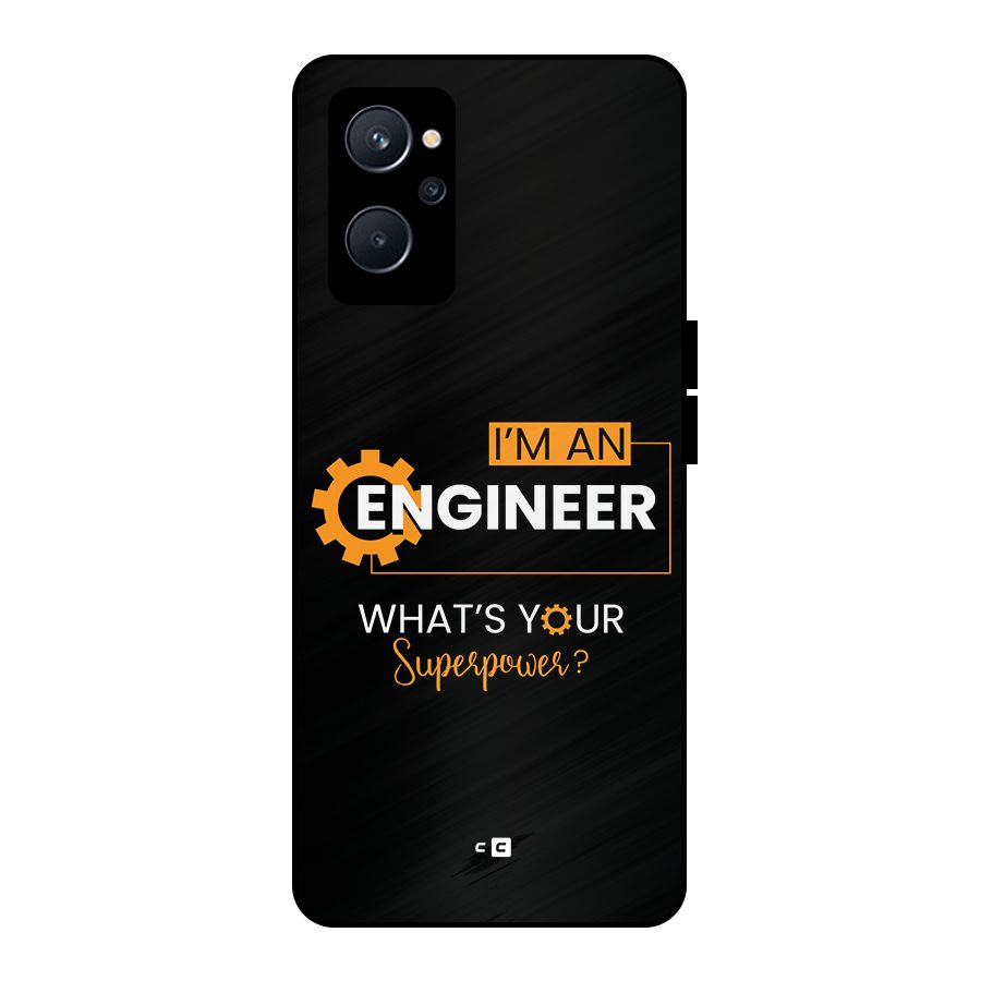 Engineer Superpower Metal Back Case for Realme 9i 5G