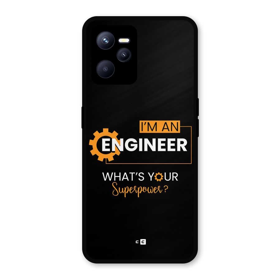 Engineer Superpower Metal Back Case for Realme C35