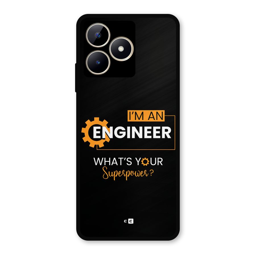 Engineer Superpower Metal Back Case for Realme C53
