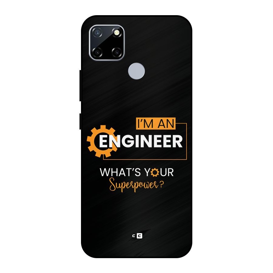 Engineer Superpower Metal Back Case for Realme Narzo 30A