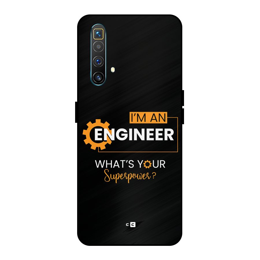 Engineer Superpower Metal Back Case for Realme X3