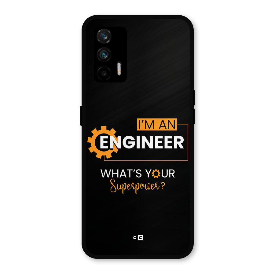 Engineer Superpower Metal Back Case for Realme X7 Max
