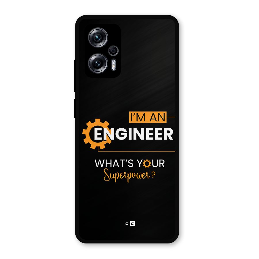 Engineer Superpower Metal Back Case for Redmi K50i
