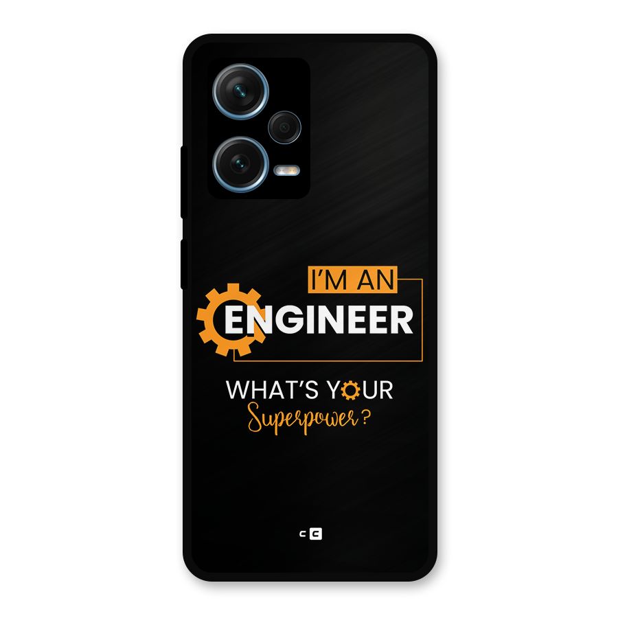 Engineer Superpower Metal Back Case for Redmi Note 12 Pro Plus 5G