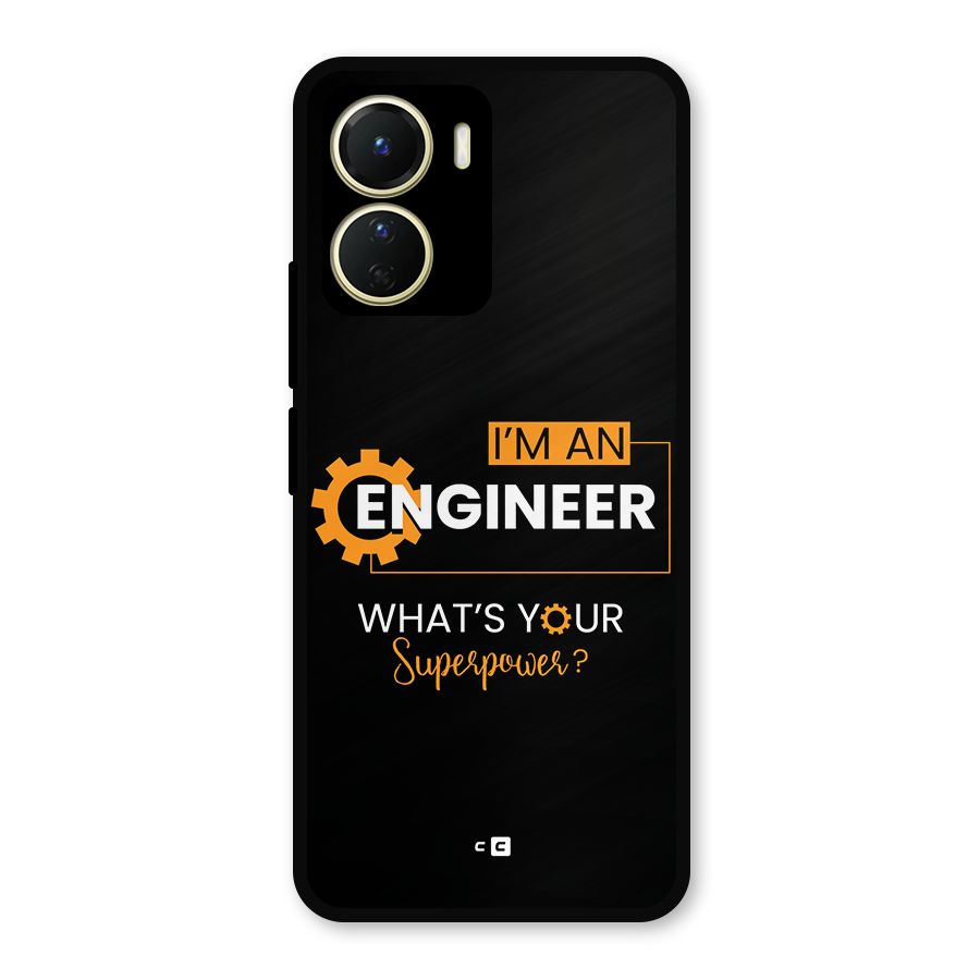 Engineer Superpower Metal Back Case for Vivo T2x