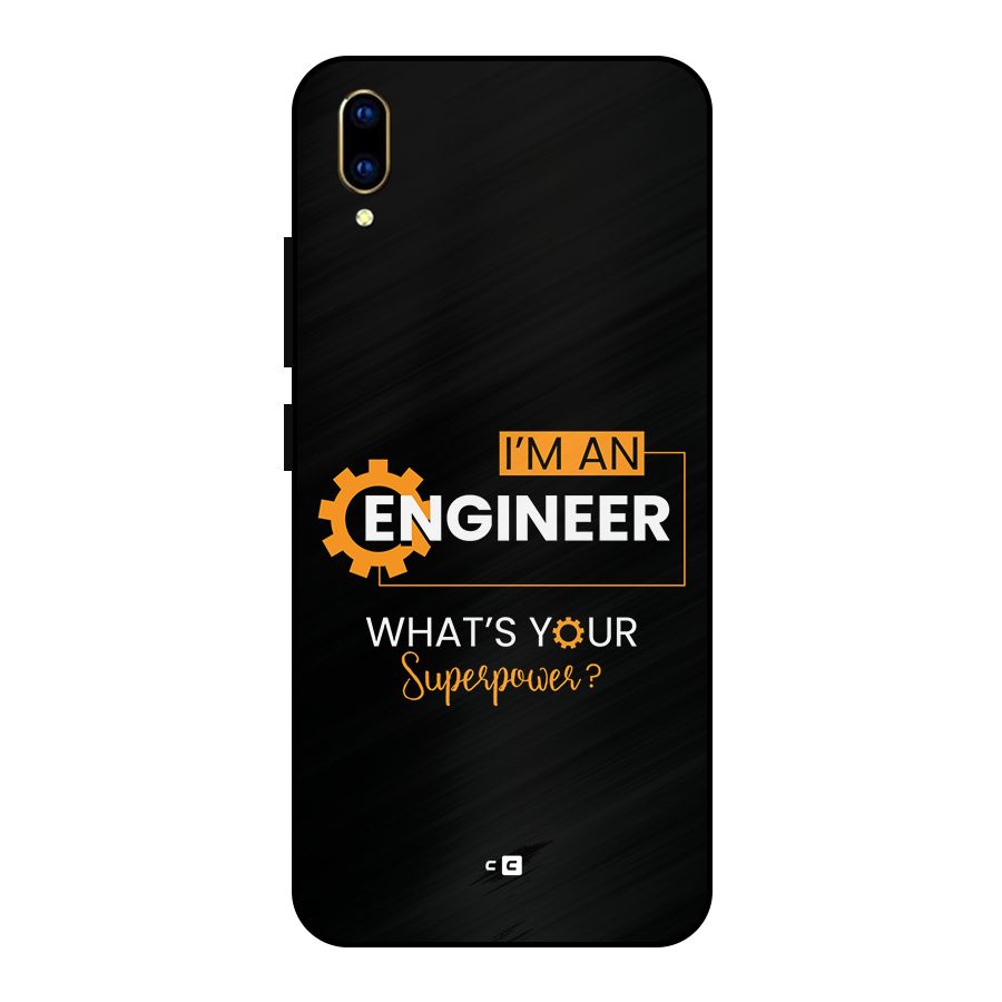 Engineer Superpower Metal Back Case for Vivo V11 Pro