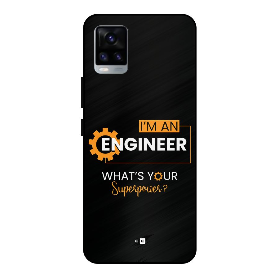 Engineer Superpower Metal Back Case for Vivo V20