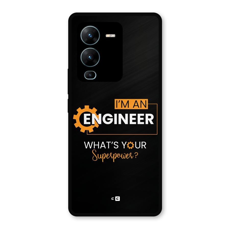 Engineer Superpower Metal Back Case for Vivo V25 Pro