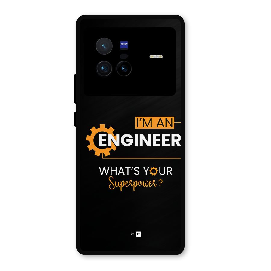 Engineer Superpower Metal Back Case for Vivo X80