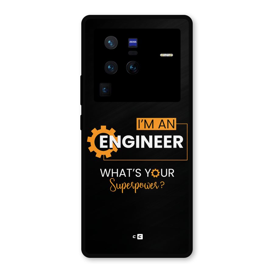 Engineer Superpower Metal Back Case for Vivo X80 Pro