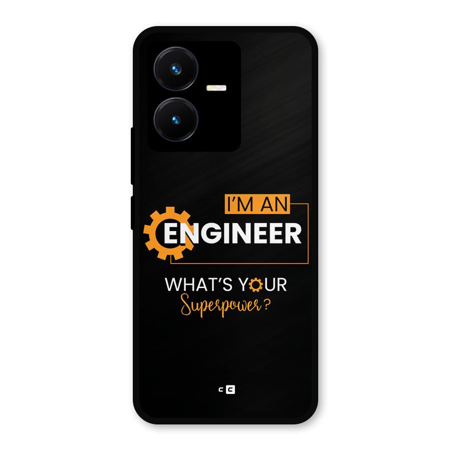 Engineer Superpower Metal Back Case for Vivo Y22
