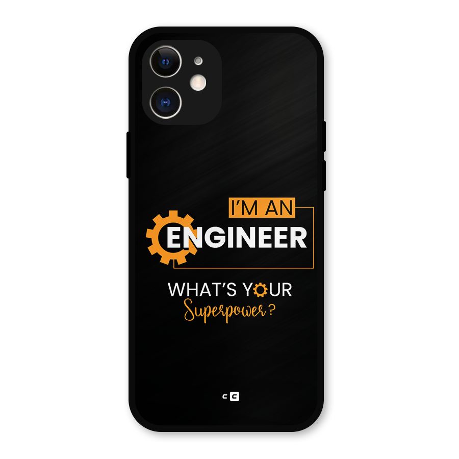 Engineer Superpower Metal Back Case for iPhone 12