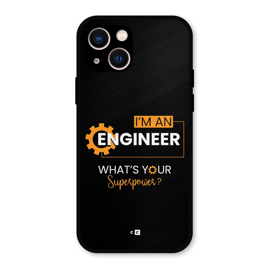 Engineer Superpower Metal Back Case for iPhone 13