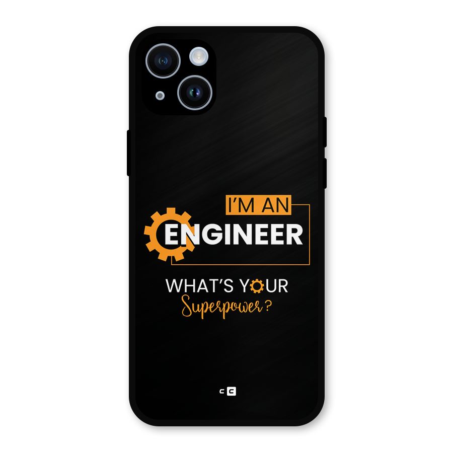 Engineer Superpower Metal Back Case for iPhone 14