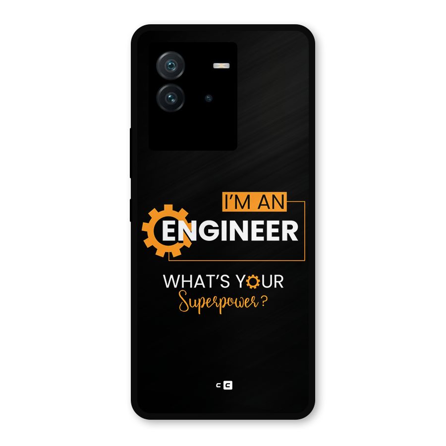 Engineer Superpower Metal Back Case for iQOO Neo 6 5G