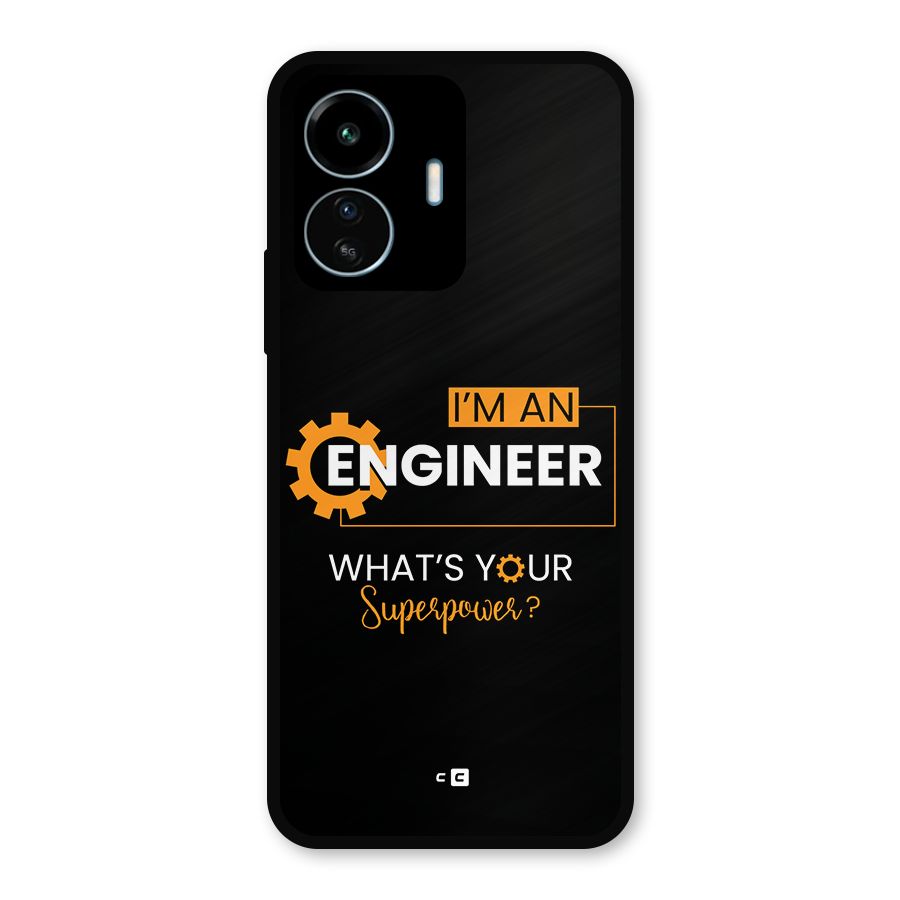 Engineer Superpower Metal Back Case for vivo iQOO Z6 Lite 5G