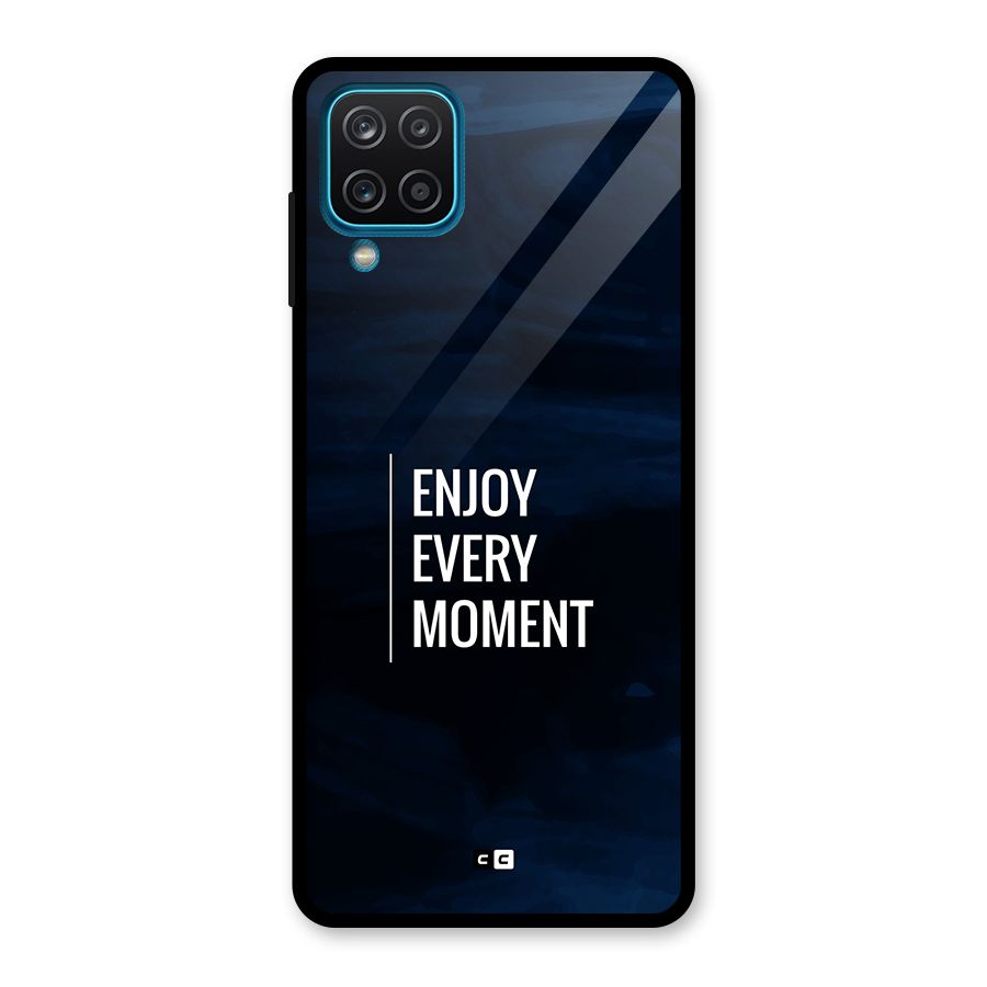 Enjoy Always Glass Back Case for Galaxy A12