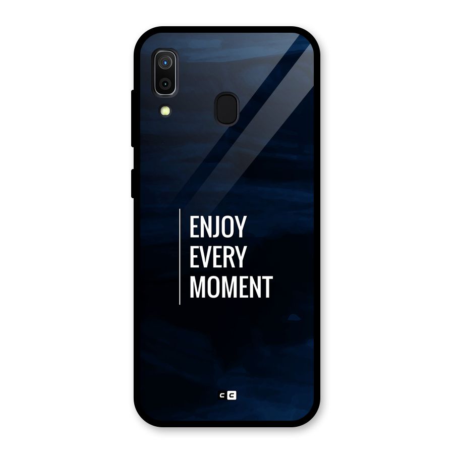 Enjoy Always Glass Back Case for Galaxy A30